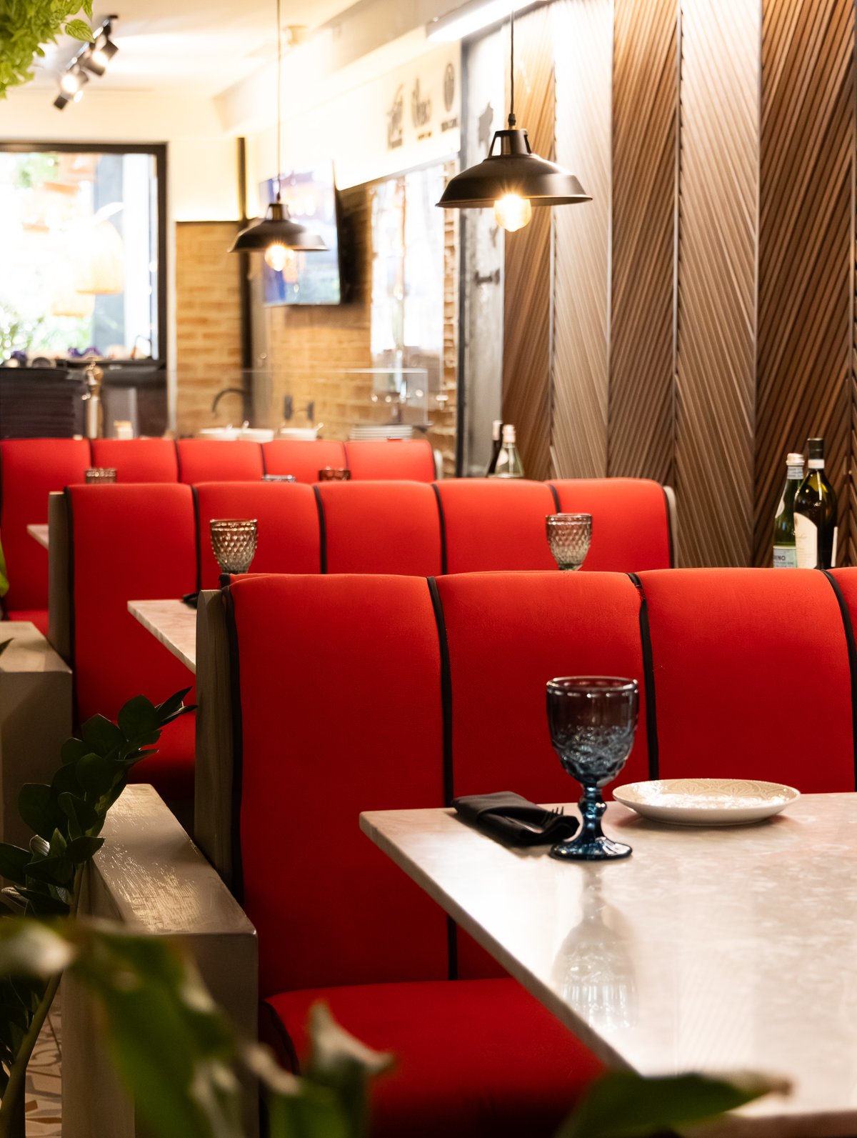 Área de asientos de Vero Caffè Trattoria